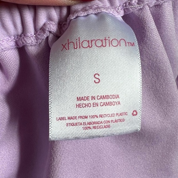 XHILARATION LAVENDER PURPLE CHEEKY STRING BIKINI SIZE SMALL - Picture 6 of 9